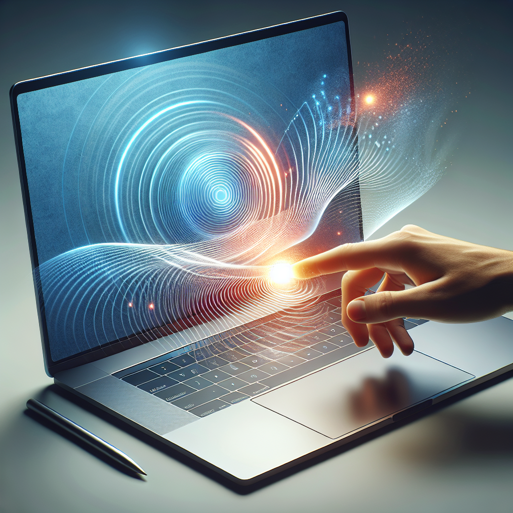 Why do some laptops feature haptic feedback touchpads?