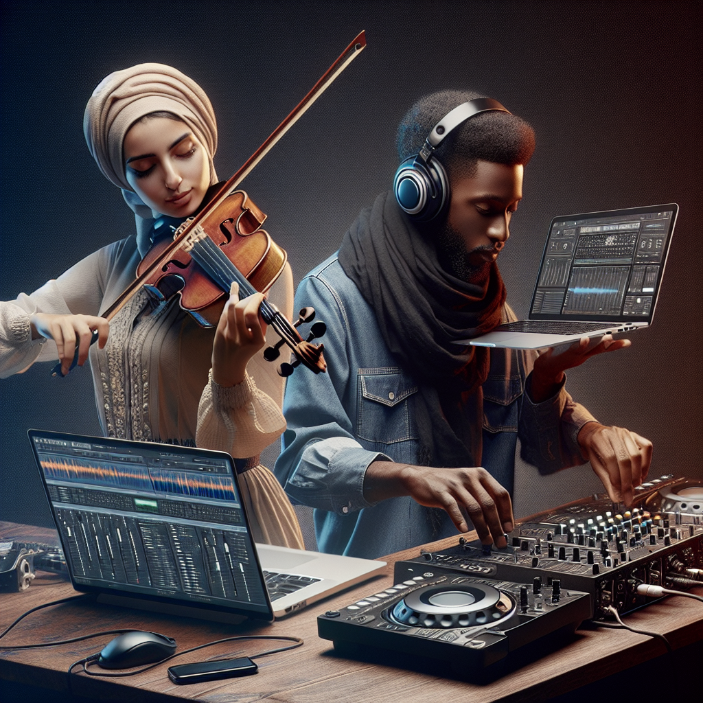 What benefits do laptops with advanced audio systems offer to musicians?